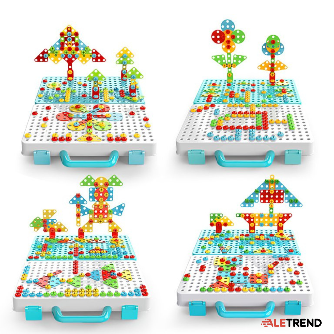 Taladro Didáctico Construcción 3d  “Juguete Educativo