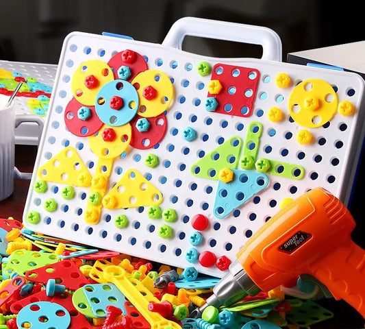 Taladro 3d Para Niños 4 En 1 Juguete