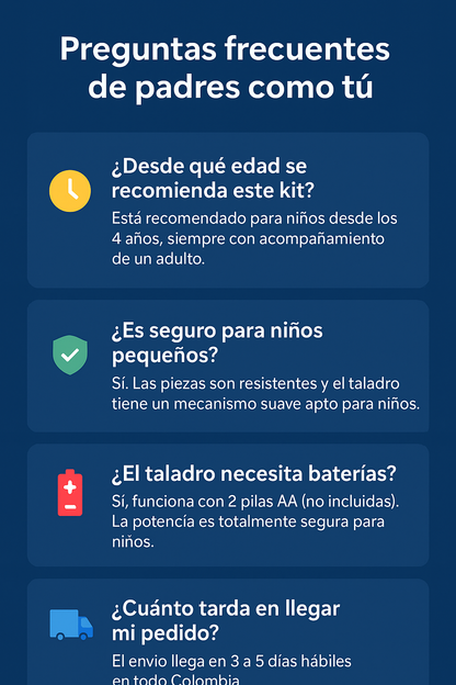 Taladro 3d Para Niños 4 En 1 Juguete